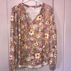 Beautiful Les Amis Boutique Blouse Large NWOT